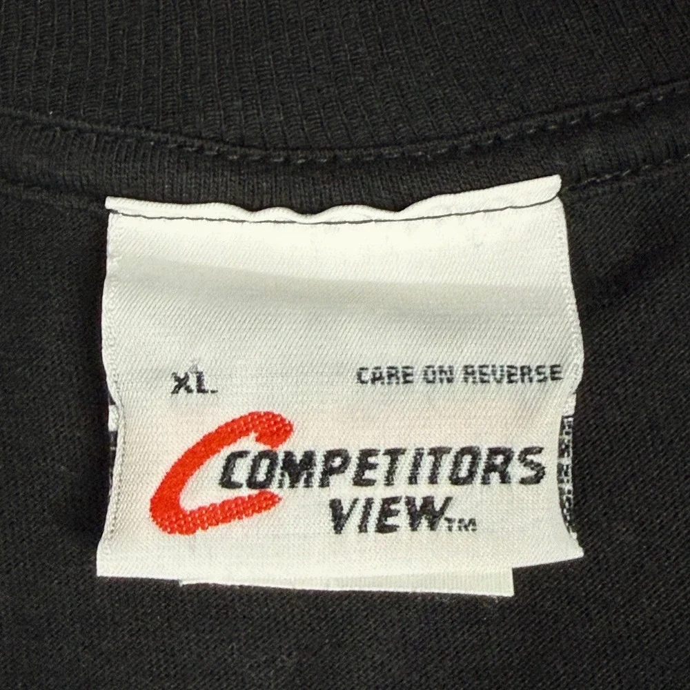 Competitors View Dale Earnhardt NASCAR T-Shirt Mens XL Black 7x Champion Vintage